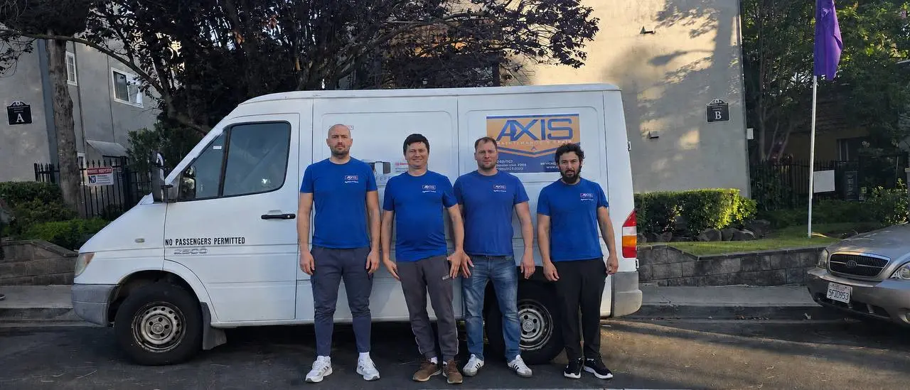 Axis Appliance Repair team with service van